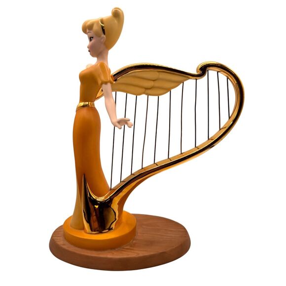 WDCC "Beautiful Diversion" Singing Harp Mickey and the Beanstalk Harp Figurine - Picture 5 of 12